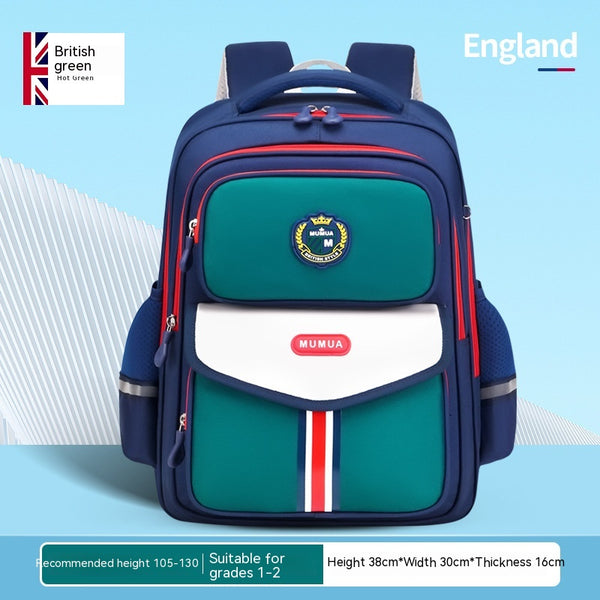 Mochila Escolar Ergonómica con Soporte Lumbar y Protección Impermeable