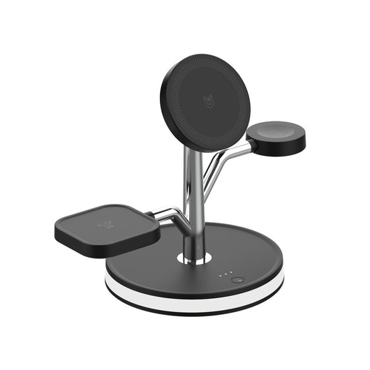Cargador Inalámbrico Vertical 3 en 1 para Teléfono y Reloj - Image 4