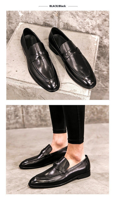 Zapatos de Cuero Británico sin Cordones - Comodidad Casual - Image 16