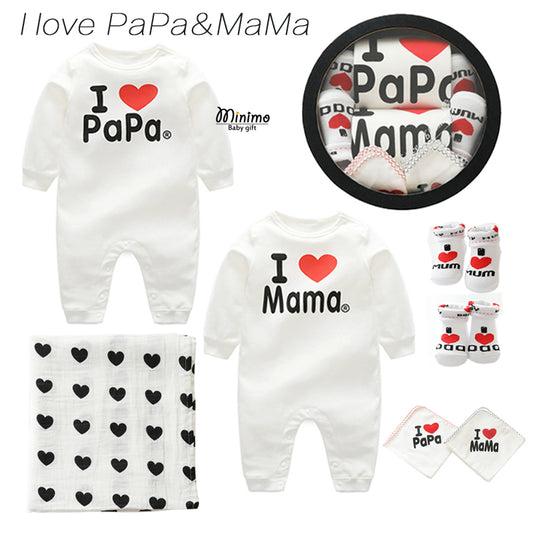 Conjunto Completo de Ropa para Recién Nacido - Caja de Regalo Mes Lunar