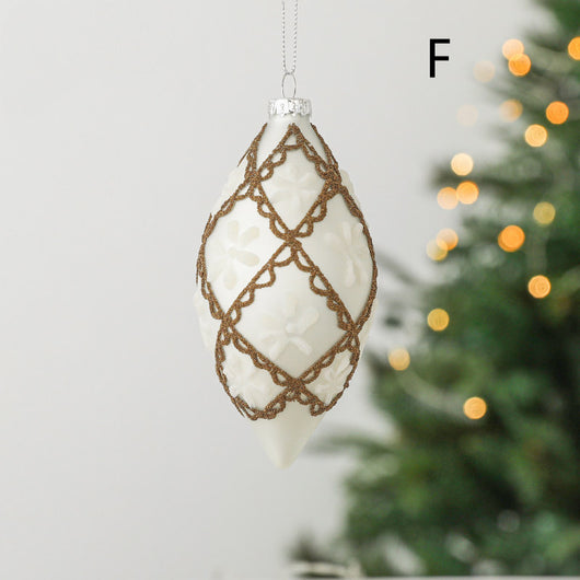 Bola de Navidad Decorativa de Vidrio Soplado - Adorno Artesanal para Árbol - Image 9