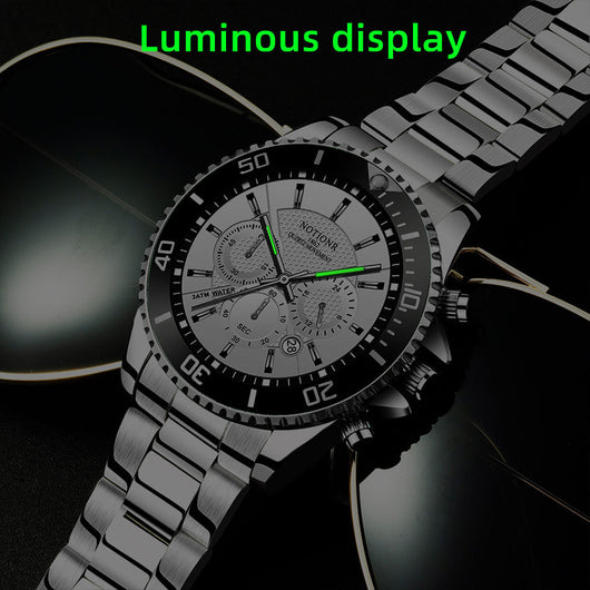 Reloj de Lujo Dorado para Hombre - Acero Inoxidable Resistente al Agua con Esfera Luminosa - Image 18