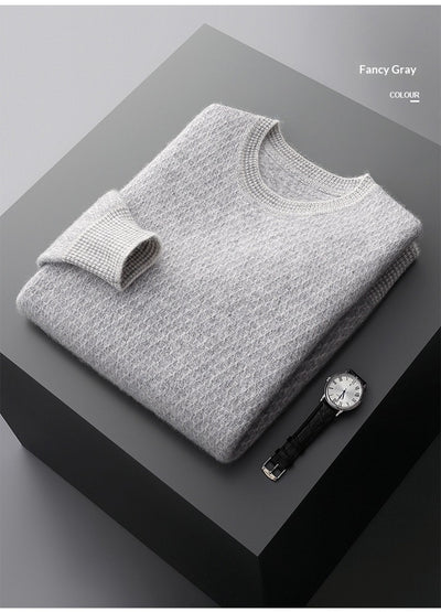 Suéter Ejecutivo de Cuello Redondo para Otoño e Invierno - Image 22