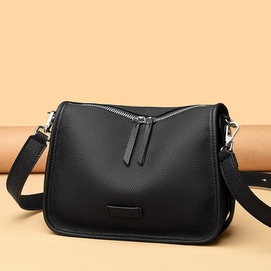 Bolso Silla de Montar de Cuero para Mujer - Cartera Commuter Elegante de Alta Capacidad