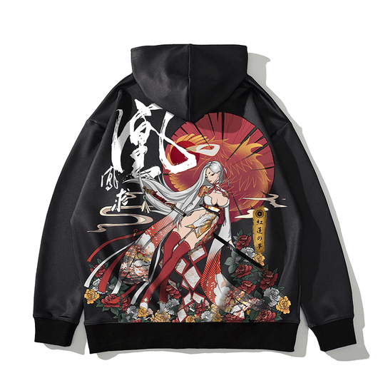 Hoodie Kimura Sanshe Li Bai con Estampado Artístico - Image 10