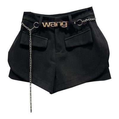 Shorts de Lana Tres Cuartos con Bolsillos Tridimensionales para Mujer - Image 5