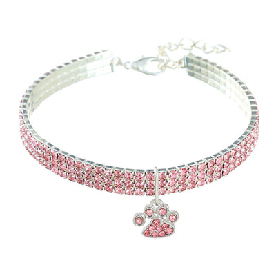 Collar de Diamantes Multicolor para Perros y Gatos - Collar Elástico Ornamental - Image 2