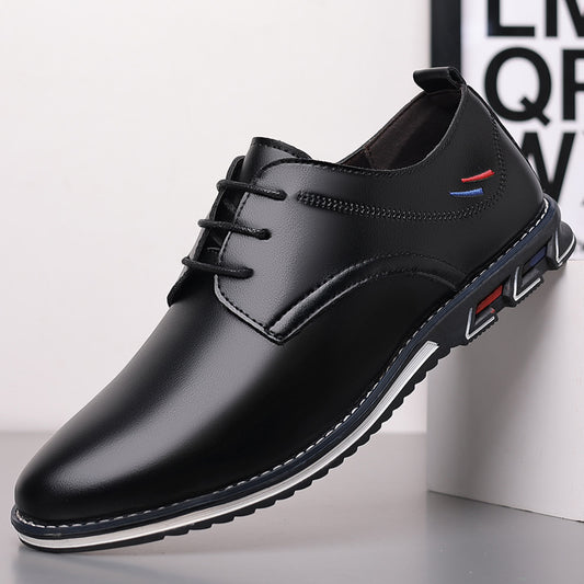 Zapatos Casuales de Cuero Ligeros con Cordones para Todo el Año - Image 2