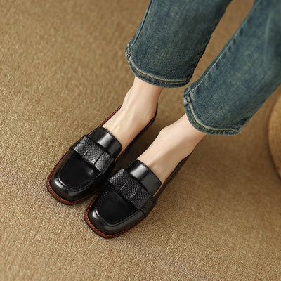 Zapatos Ejecutivos de Cuero Suave con Tacón Robusto - Image 25