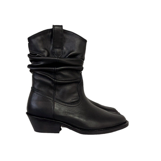 Botas Tobilleras de Cuero con Punta Dividida - Image 6