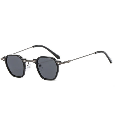 Gafas de Sol Steampunk Redondas Vintage Montura Pequeña - Image 3