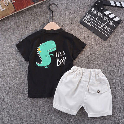 Conjunto de Dos Piezas con Camiseta de Dinosaurio para Niño - Image 3