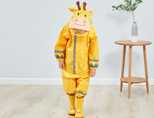 Impermeable Infantil Ecológico 2 en 1 con Pantalón Integrado - Image 10