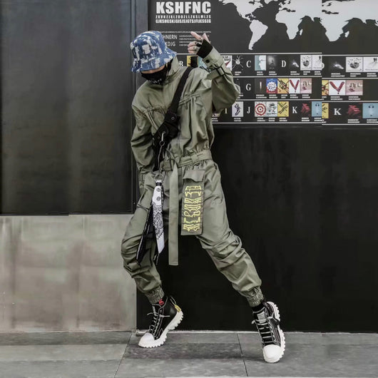 Jumpsuit Retro Casual para Hombre con Tirantes Sueltos - Image 4
