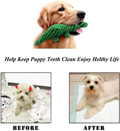 Juego de Juguetes de Cuerda para Perros - Diseño Animal, Limpieza Dental y Entrenamiento - Image 12