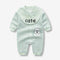Pijama Enterizo de Algodón para Bebé - Diseño Princesa con Mangas Largas