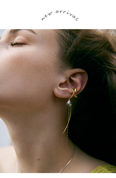 Aretes de Flores Retro Lujo de Nicho para Mujer con Borlas - Image 14