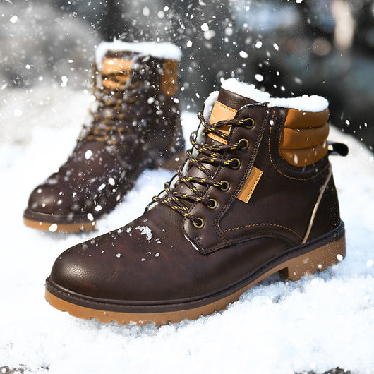 Botas de Senderismo Invierno Talla Grande Caña Alta Impermeables - Image 4