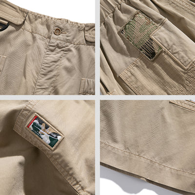 Pantalones Cortos de Algodón Casual Cinco Bolsillos para Hombre - Image 8