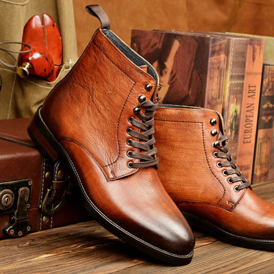 Botas Martin Retro con Punta Reforzada y Acabado Artesanal - Image 5