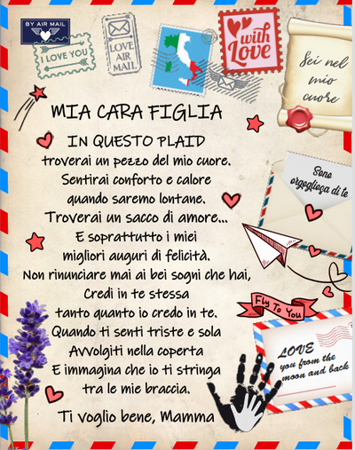 Manta Franela Cartas Ilustradas - Confort Envolvente - Image 3