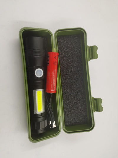 Linterna LED Multifunción con Carga USB y Imán Potente - Image 4