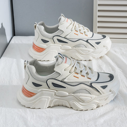 Zapatillas Estilo Dad Shoes Mujer Suela Gruesa Versátiles - Image 9