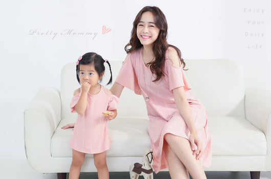 Vestido de Maternidad y Lactancia - Estilo Elegante para Mamá e Hijo - Image 10