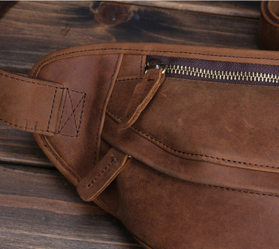 Bolsa Crossbody de Cuero para Hombre - Portamóvil Deportivo - Image 14