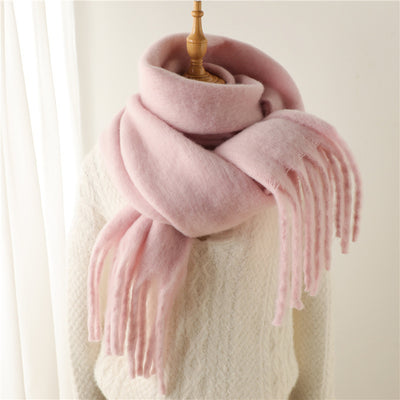 Bufanda Térmica Versátil con Borlas Extendidas para Invierno - Image 37