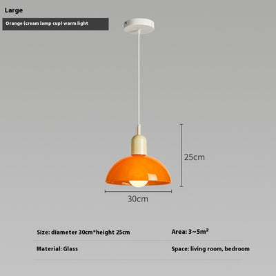 Lámpara Colgante Bauhaus Retro de Cristal para Restaurante - Image 18