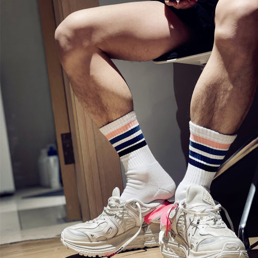 Calcetines Deportivos Arcoíris para Hombre - Comodidad y Estilo Casual - Image 3
