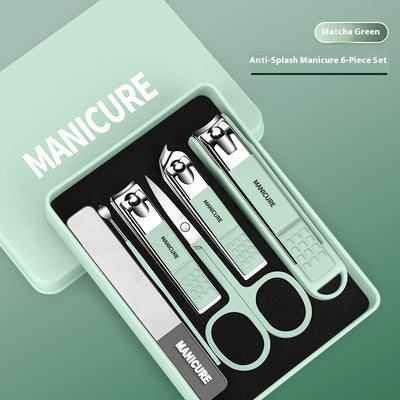 Kit de Cortaúñas Verde Oscuro Anti-salpicaduras con 4 Piezas - Image 18