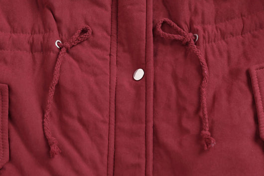 Abrigo de Piel de Cordero Acolchado para Mujer - Image 23