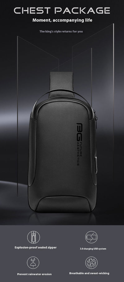 Bolsa Ejecutiva Casual con Puerto USB para Hombre - Image 28