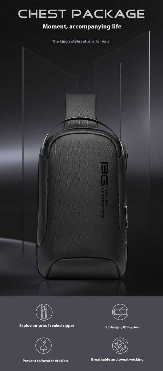 Bolsa Ejecutiva Casual con Puerto USB para Hombre - Image 28