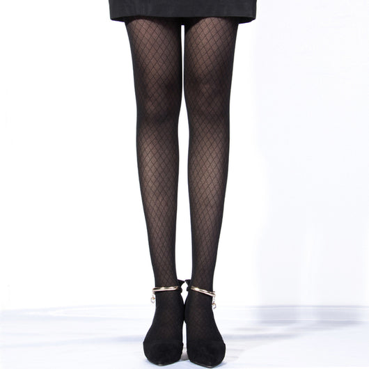 Medias Sexy Over Knee con Doble Raya Transparente Negro - Image 14