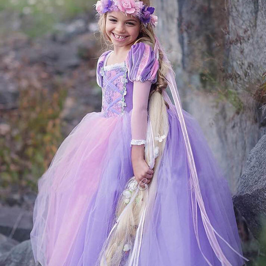 Disfraz Navideño Rapunzel Sophia para Niñas