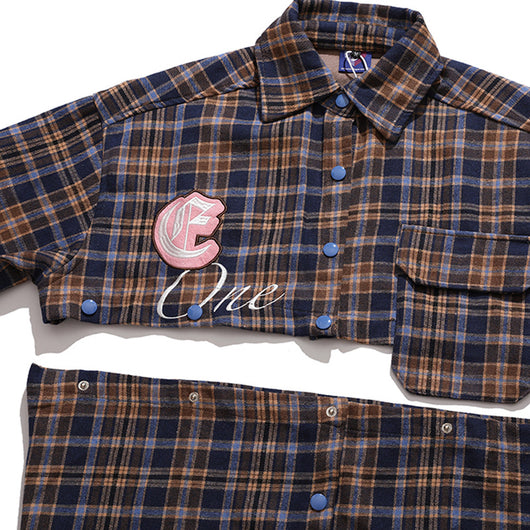 Camisa Abrigo Cuadros de Manga Larga - Image 3