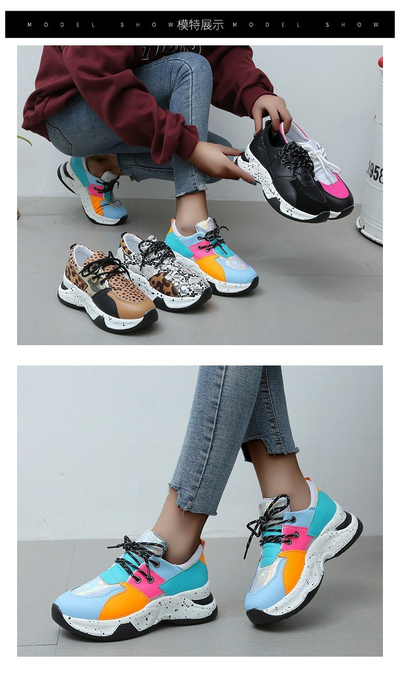 Zapatillas Deportivas Estampado Leopardo Mujer - Comodidad y Estilo - Image 17