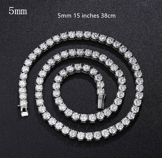 Cadena de Plata Esterlina con Garra Cuádruple Estilo Hip Hop para Hombre - Image 22