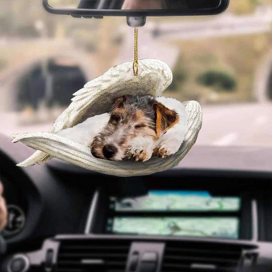 Colgante de Auto Ángel Perro Dormido - Adorno Decorativo de Acrílico para Puertas - Image 16
