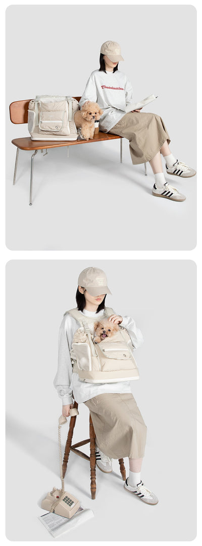 Mochila Pecho para Mascotas Portátil y Ligera - Image 11
