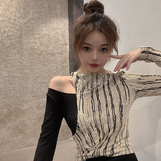 Blusa de Manga Larga con Efecto Dos Piezas - Image 14