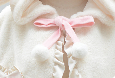 Chaleco Corto de Peluche con Orejas de Conejo - Diseño Adorable y Cómodo - Image 8