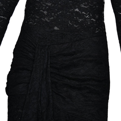 Jumpsuit Elegante de Encaje Transparente con Cintas - Image 19