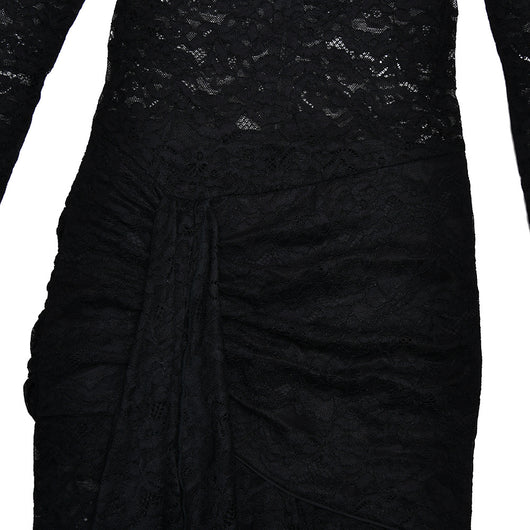Jumpsuit Elegante de Encaje Transparente con Cintas - Image 19