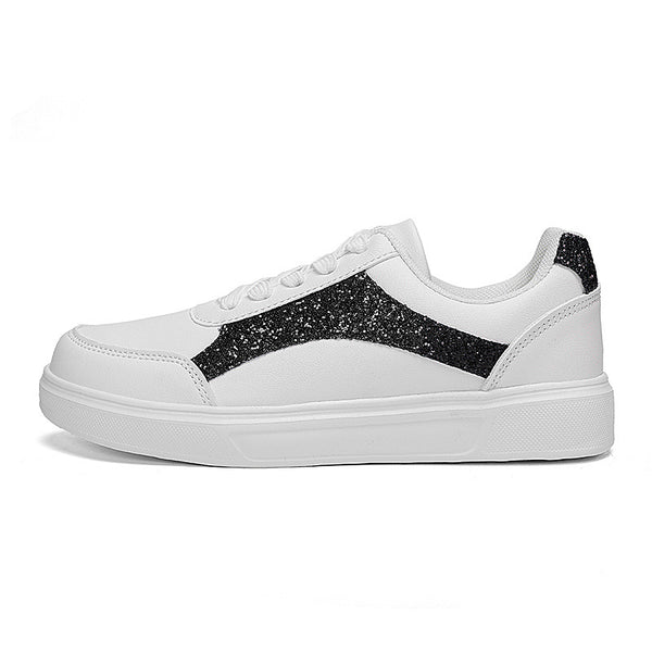 Tenis Blancos Brillantes para Uso Casual - Image 5