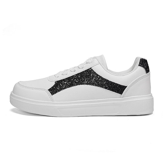Tenis Blancos Brillantes para Uso Casual - Image 5