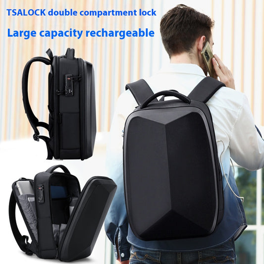 Mochila Ejecutiva Antirrobo con Cierre de Contraseña - Ideal para Viajes de Negocios y Estudiantes